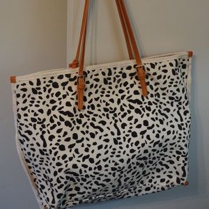 Anthropologie Leopard Tote